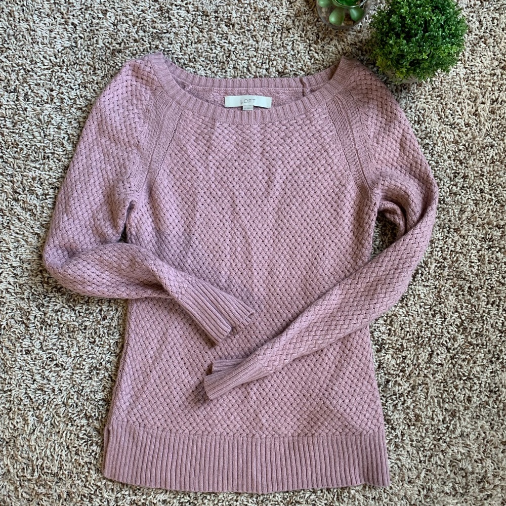 Blush Pink Loft Sweater